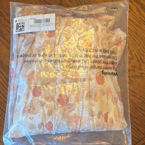 Floral babydoll mini dress - Picture 5 of 6